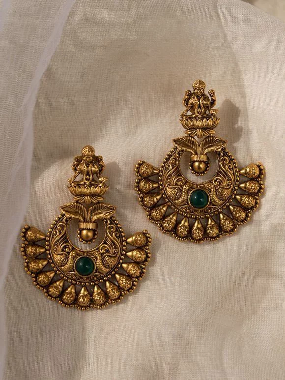 Lotus Drop Earrings