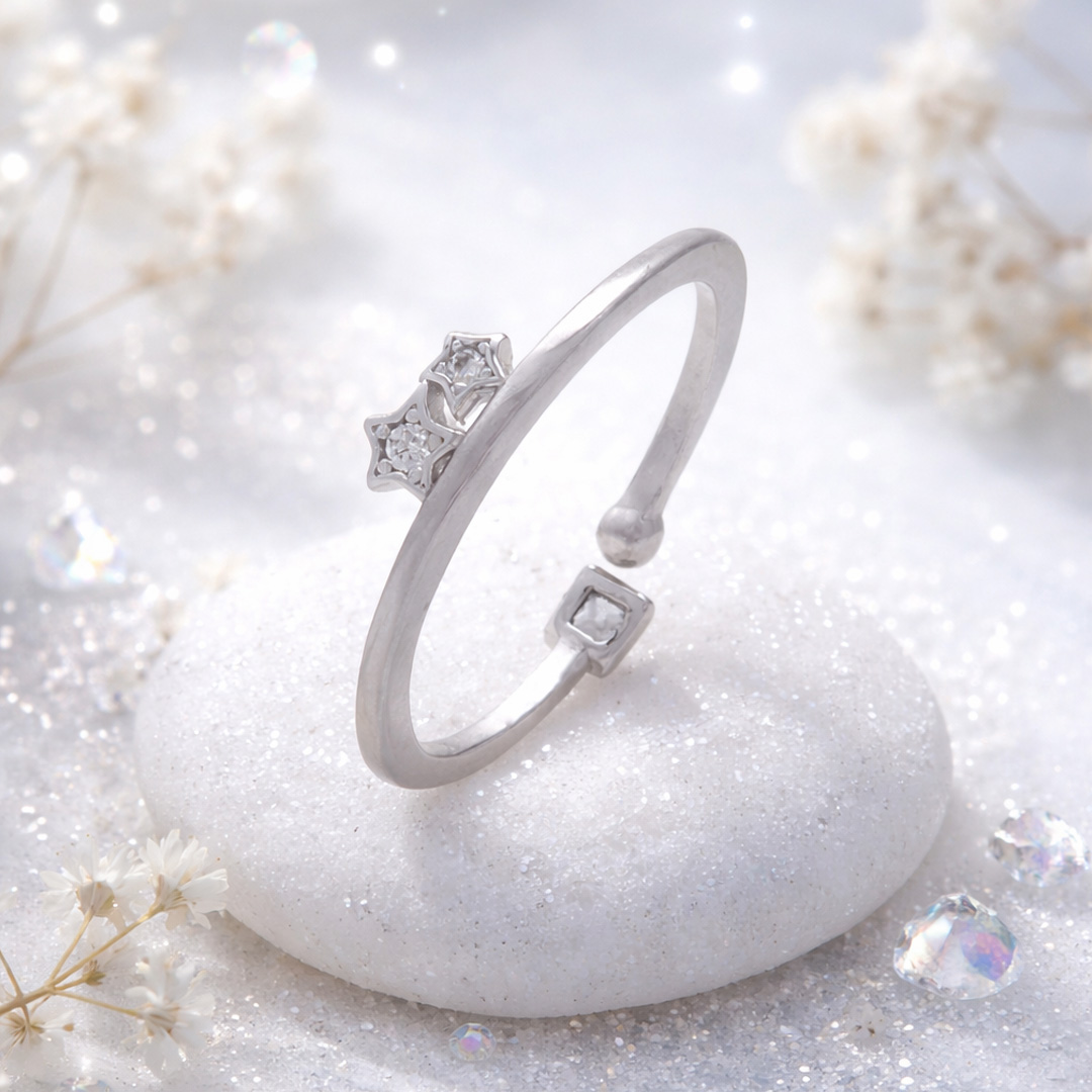 Twin Star Open Shank Ring
