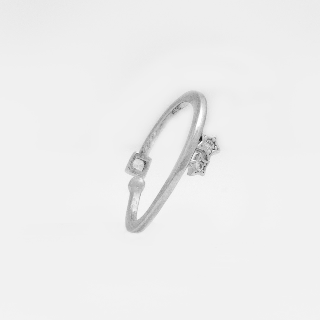 Twin Star Open Shank Ring
