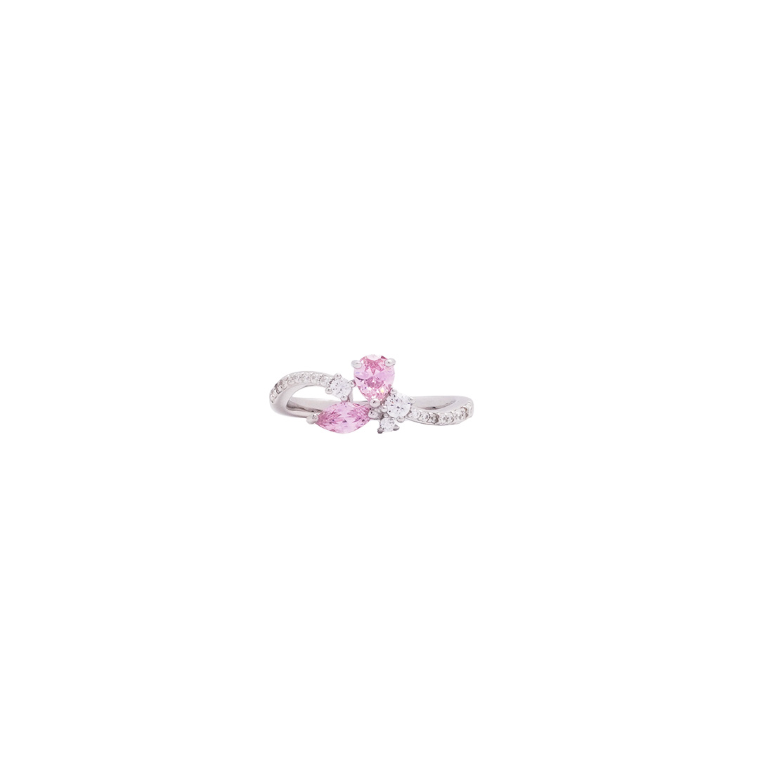 Blush Petal Marquise & Pear Ring