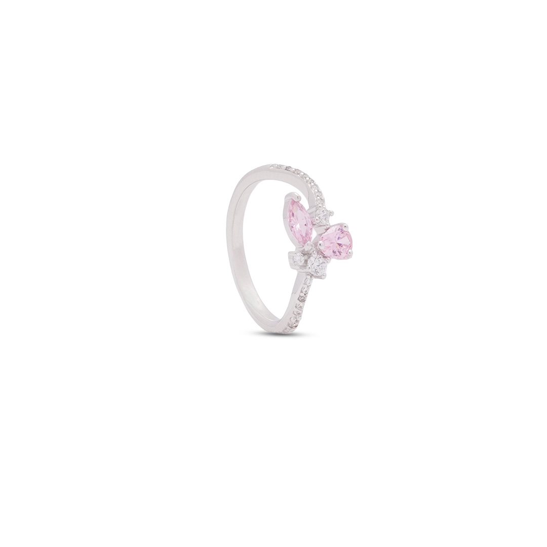 Blush Petal Marquise & Pear Ring