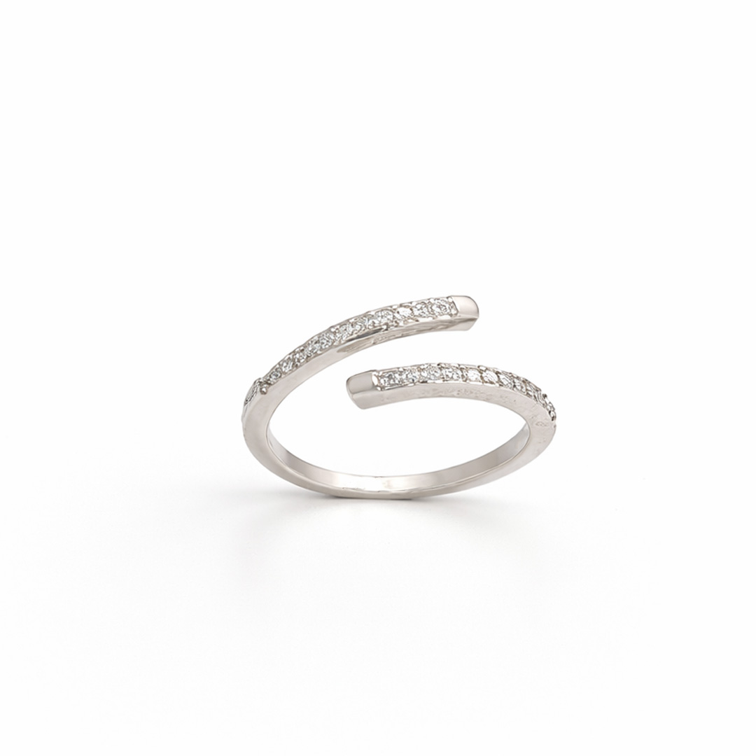 Minimalist Open Wrap Eternity Ring