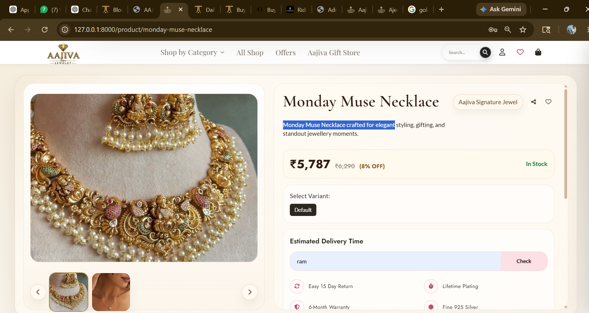 product title this