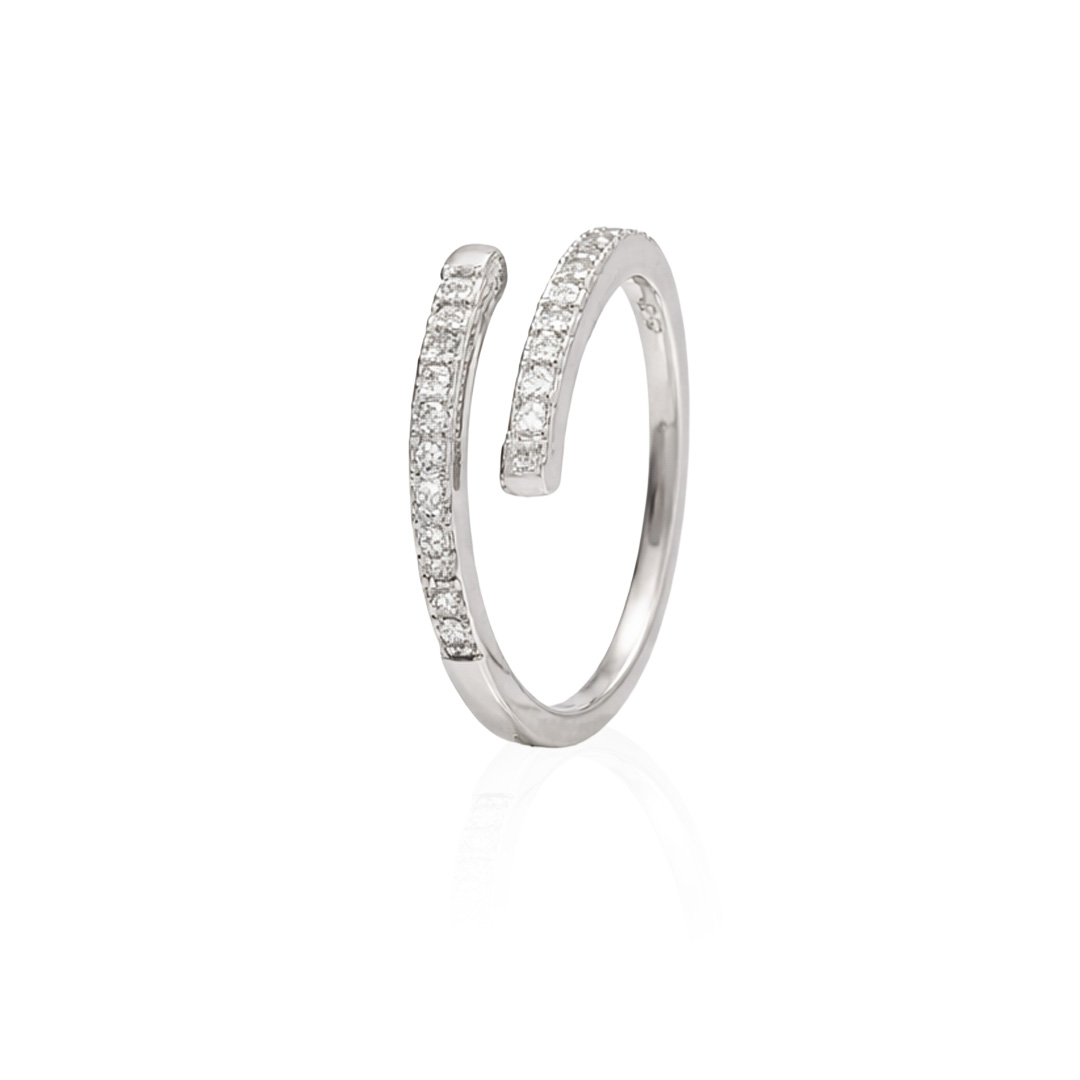 Minimalist Open Wrap Eternity Ring