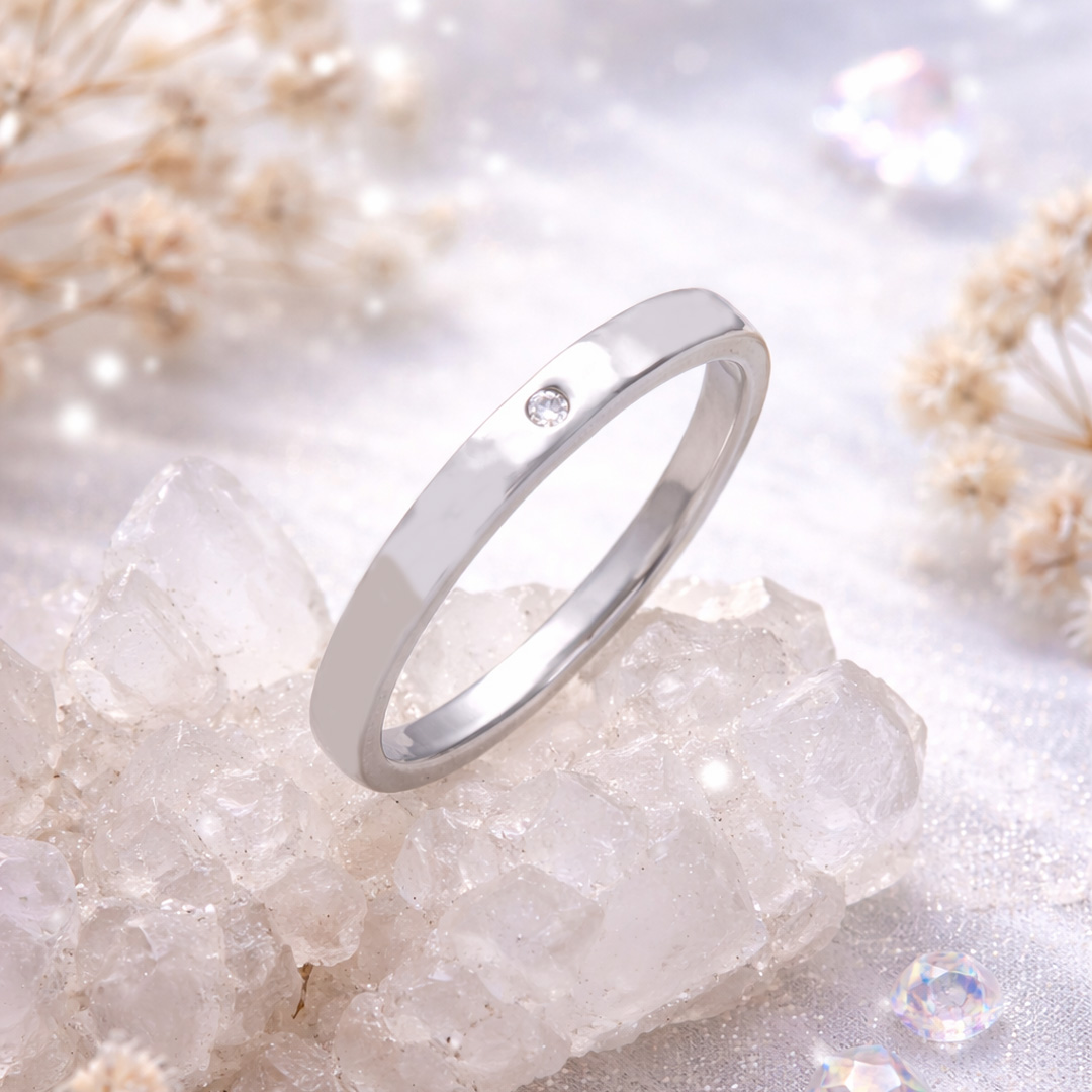 Sleek Promise Ring