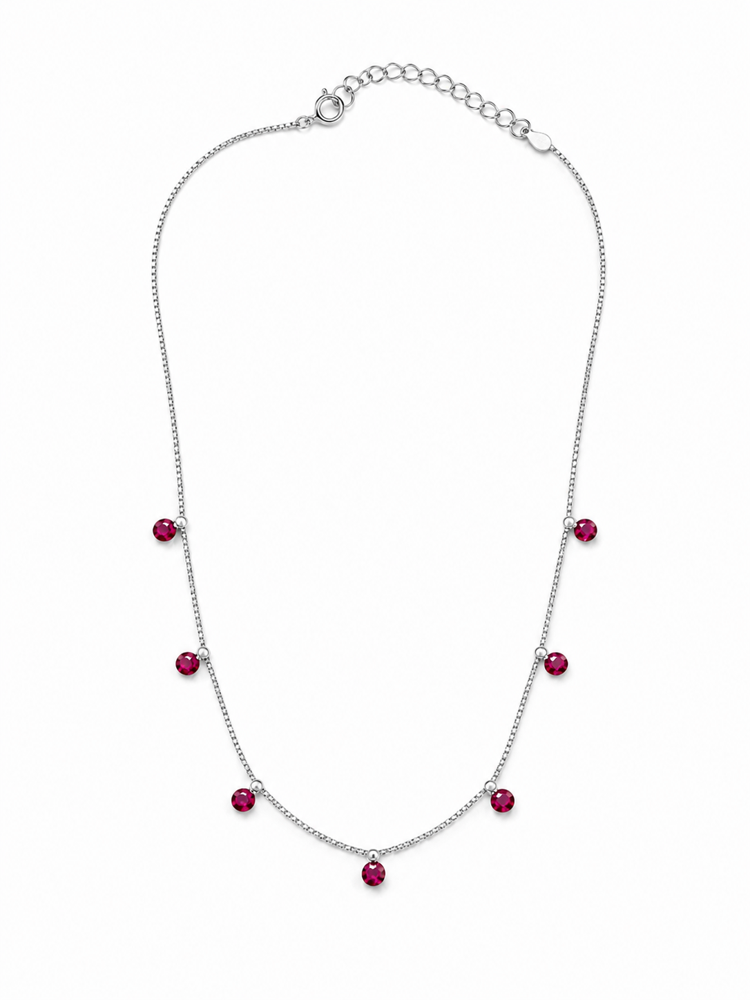 Ruby Drop Station Pendents