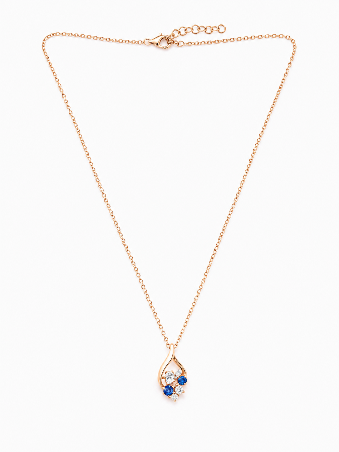Bluecolor Cluster Teardrop Pendant