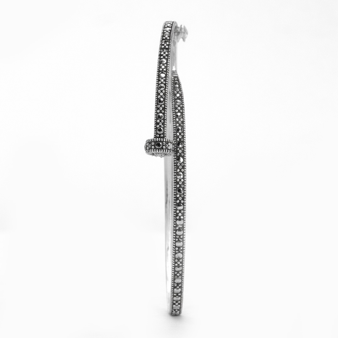 Antiqua Oxidized Studded Bracelet