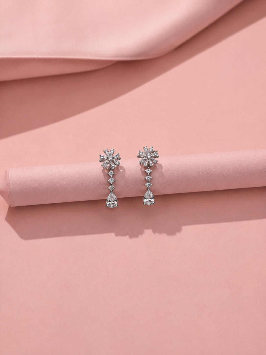 Blossom Bridal Floral Necklace & Earring Set