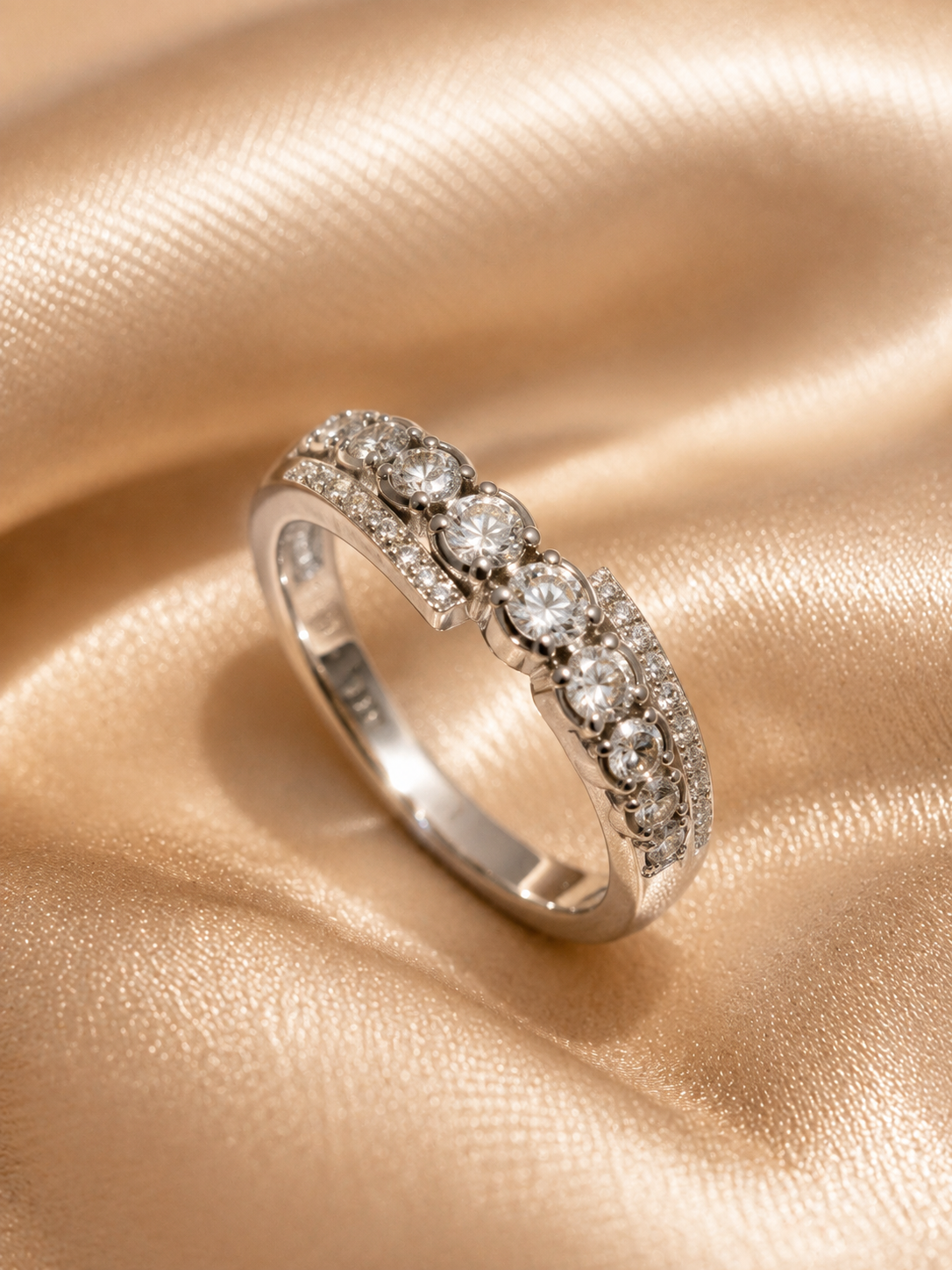 Round Prong Eternity Band Ring