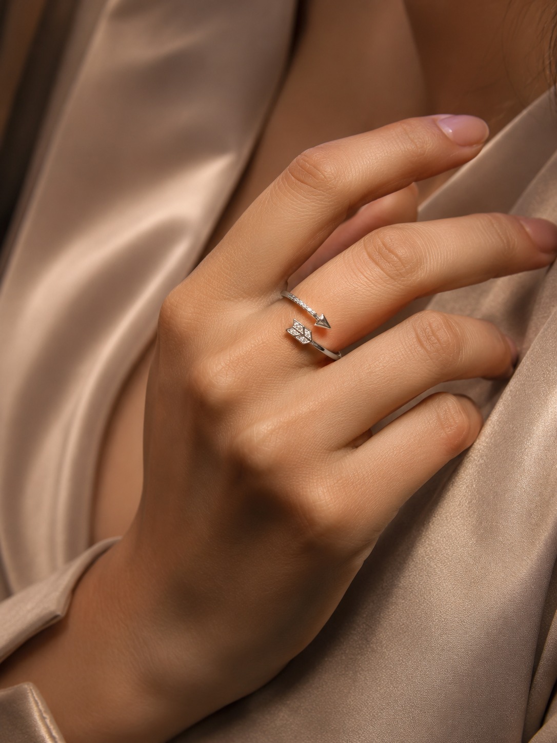 Arrow Wrap Open Ring