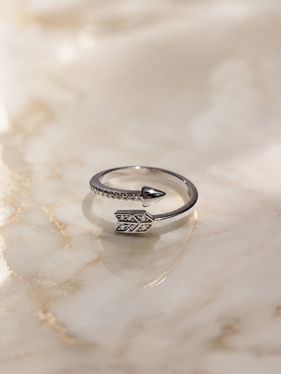 Arrow Wrap Open Ring