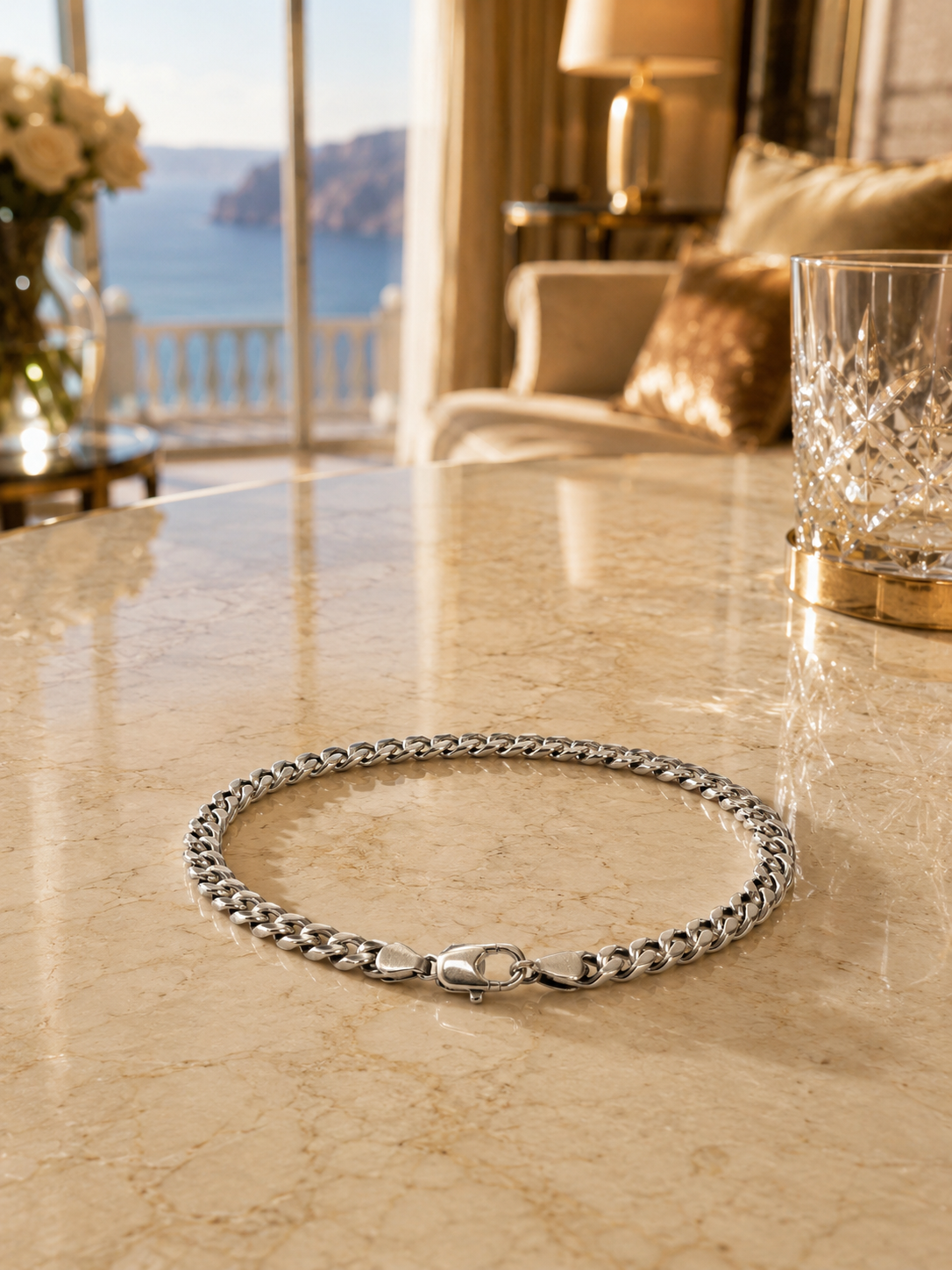 Classic Curb Chain Men's Bracelet