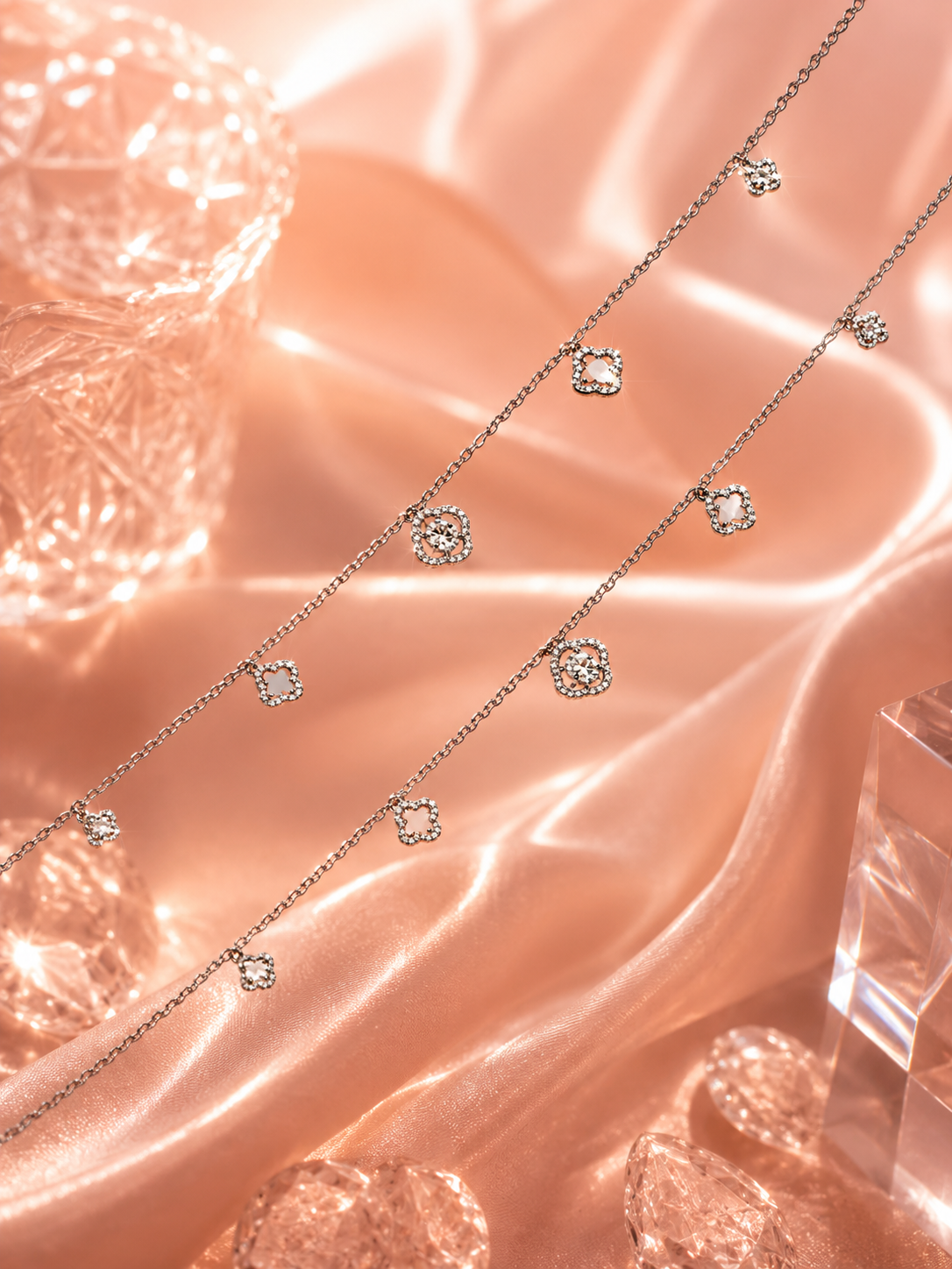 Pearl Clover Anklet