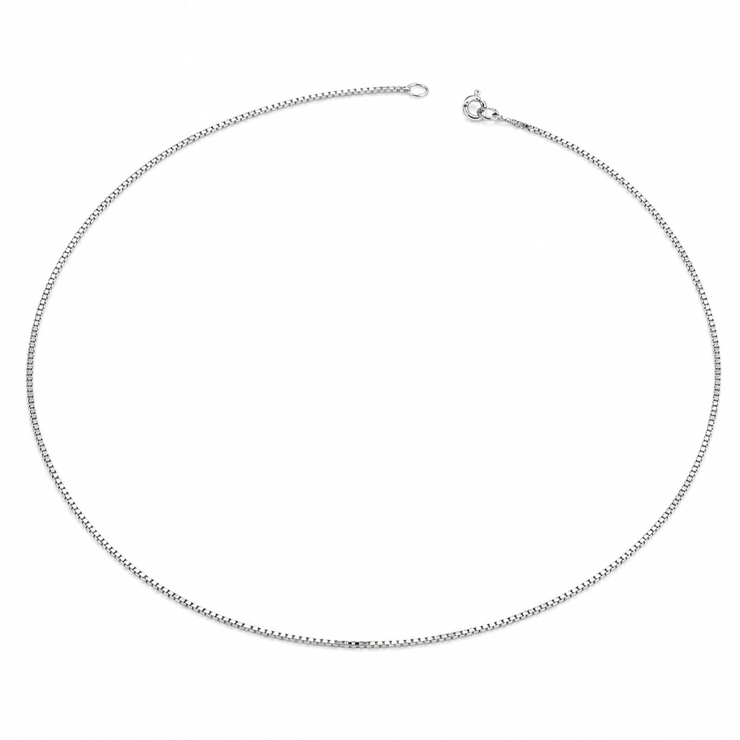 Elora Silver Box Chain Bracelet