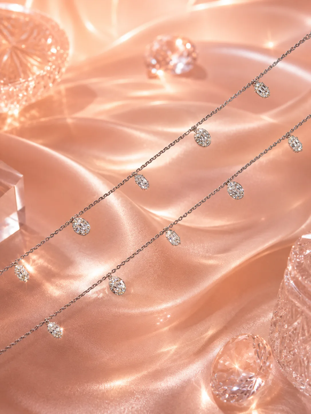 Crystal Cascade Anklet