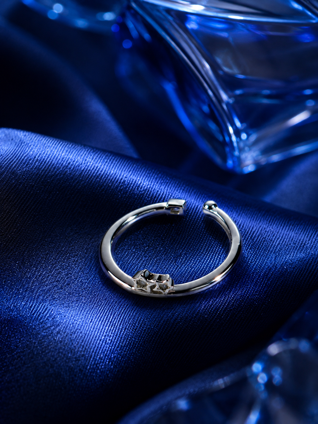 Twin Star Open Ring